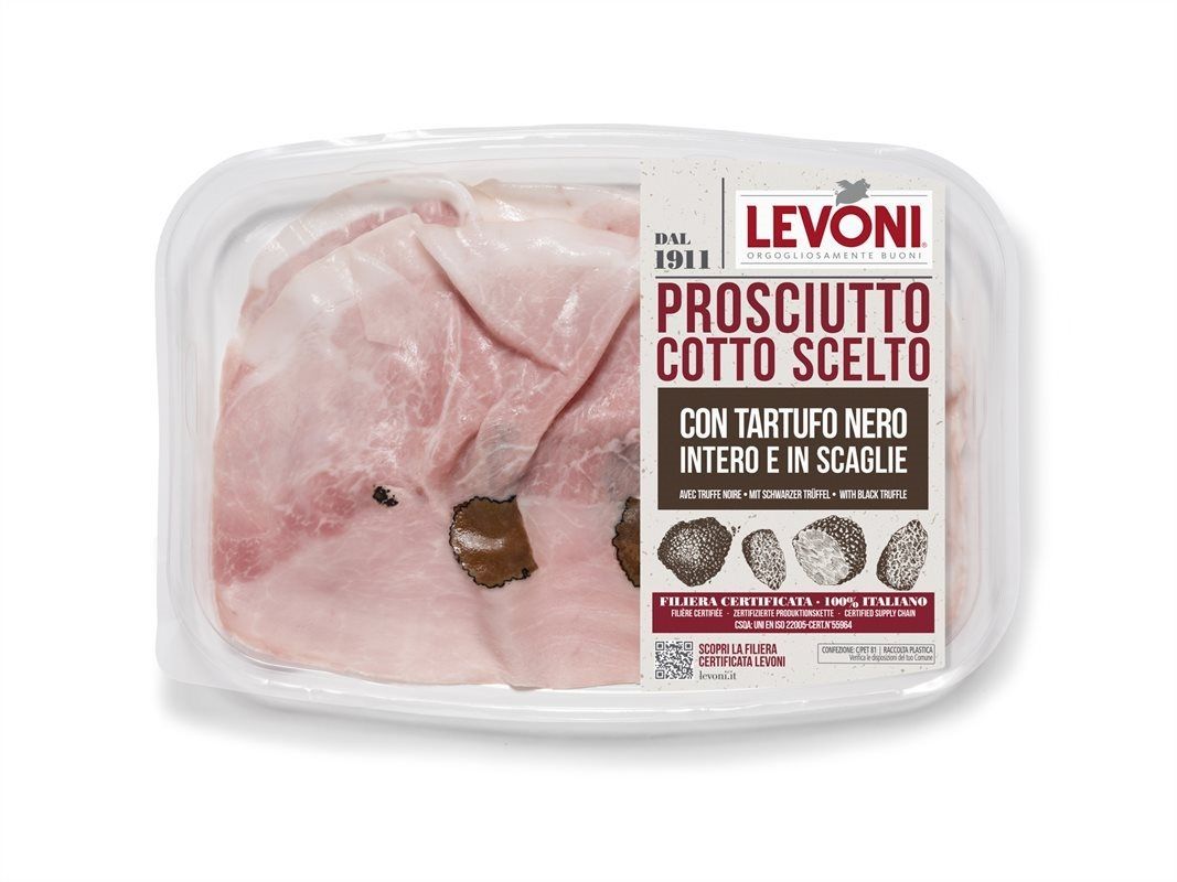 Prosciutto Cotto Scelto Con Tartufo Nero Levoni